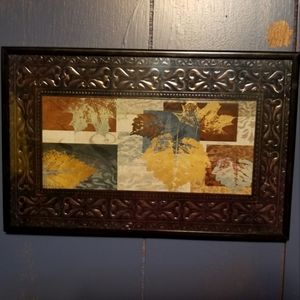 Framed Leaves Wall Art